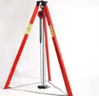 起重三腳架適用于窄小狹長型深井的起重工作