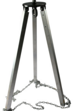 起重三腳架的桿件和地面之間的夾角多少度合適